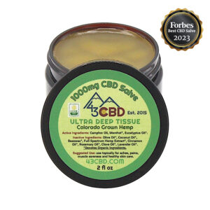CCOF Certified CBD Oil Salve (1000mg CBD) – Ultra Deep Tissue